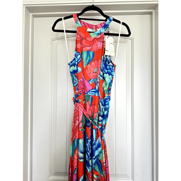 Farm Rio Printed Halter Jumpsuit - Picture 3 of 4